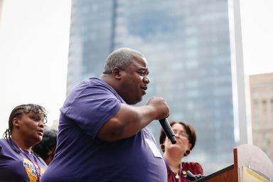 Center City janitors vote to authorize strike