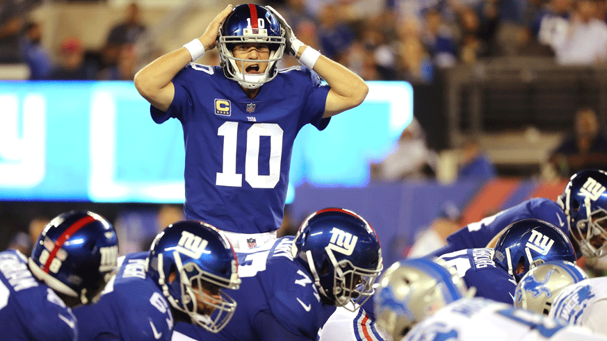 Social media reacts to Eli Manning’s benching