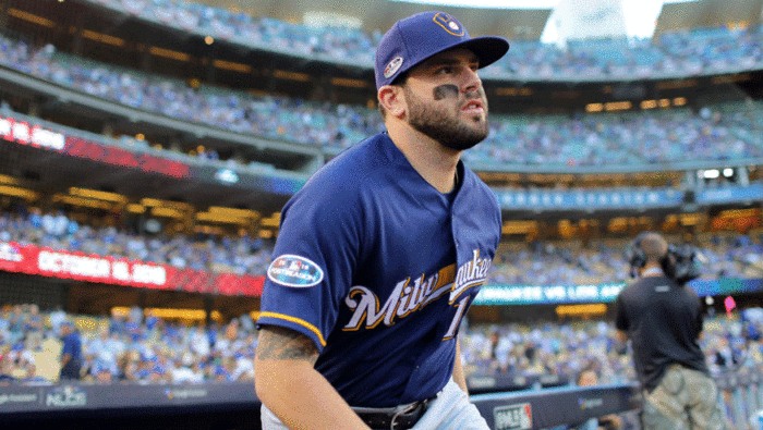 Could Mike Moustakas be the Phillies new starting third baseman? (Photo: Getty Images)