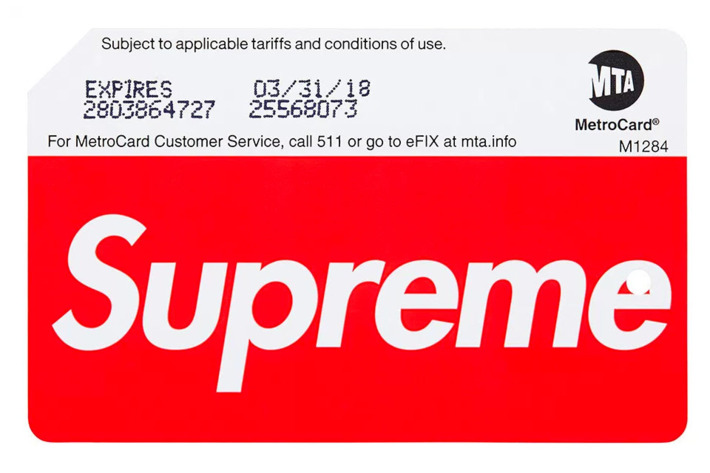 Supreme branded Metrocards are still causing a frenzy