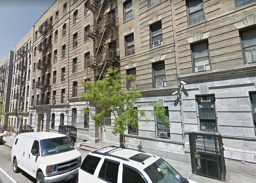537 West 158th Street, where Marianna plummeted underground after the concrete caved while she was walking. (Photo via Google Maps)