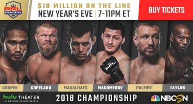 Win a pair of VIP tickets to the Professional Fighters League Championship on Dec. 31!