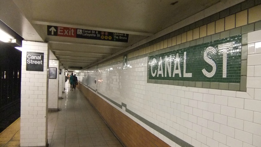 A person was struck by a 6 train at Canal Street in Manhattan.