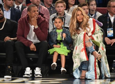 Blue Ivy quite enjoyed herself at the NBA All-Star game