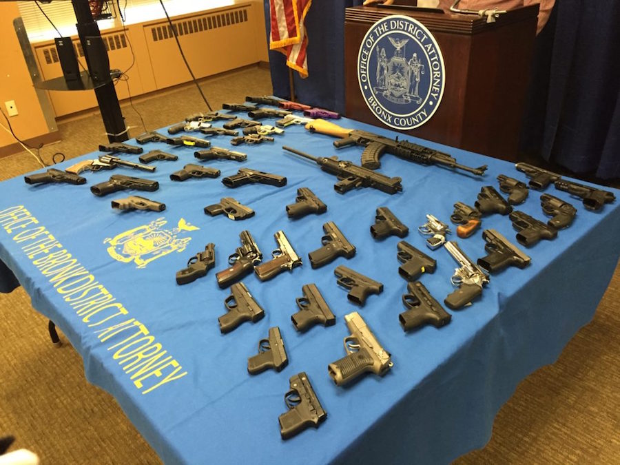 Undercover bust brings in 50 guns and 10 arrests in the Bronx