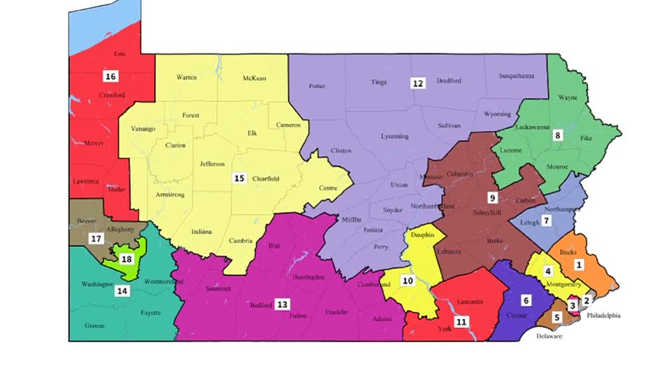 Pennsylvania top court redraws voting map in boost to Democrats