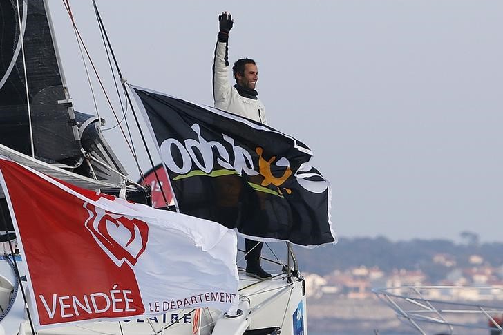 Le Cleac’h holds off Briton Thomson to keep Vendee Globe in France