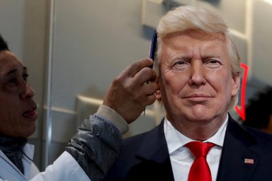 That was hairy – Paris wax museum plays catchup with Trump dummy