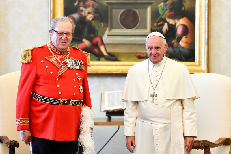 Pope intervenes in Knights of Malta after head resigns under pressure