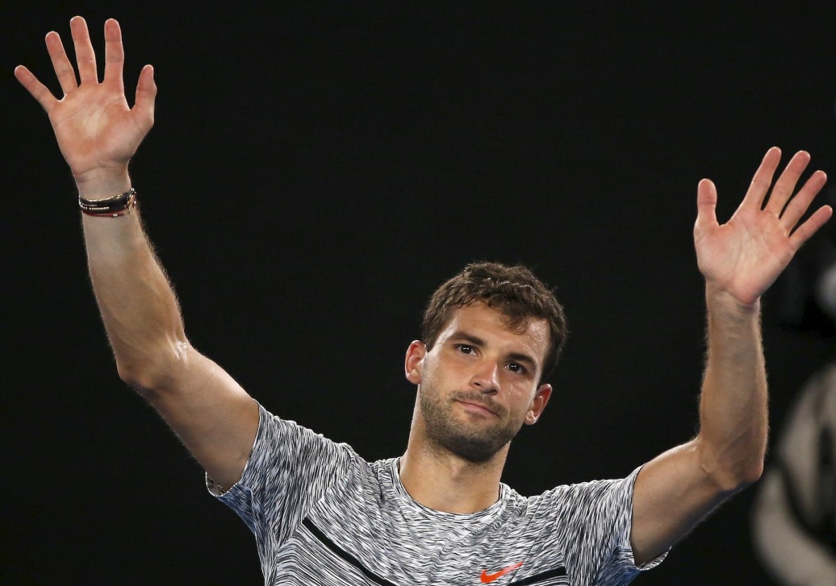Dimitrov falls just short, but departs with head held high