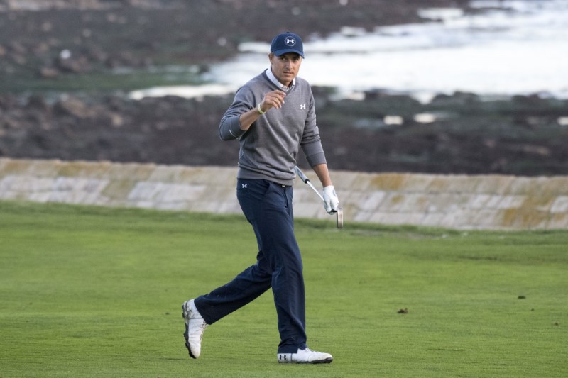Golf: Spieth seizes six-shot lead at Pebble Beach
