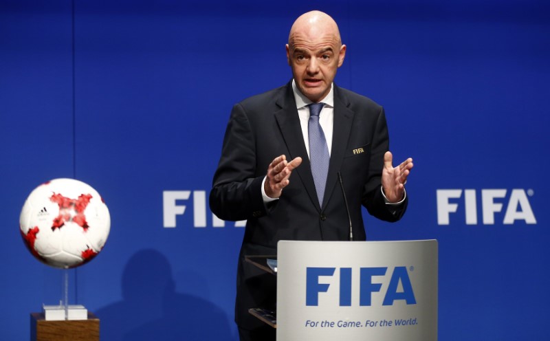 Infantino plays down violence fears at 2018 World Cup in Russia