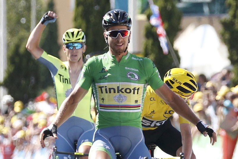 Sagan wins Tirreno stage five as Quintana retains lead