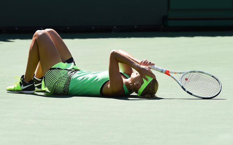 Vesnina stunned by world number 594 at Miami Open