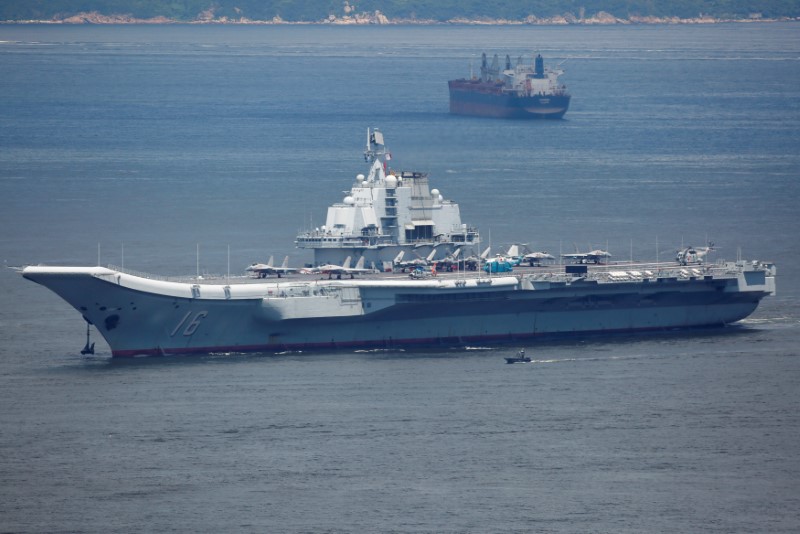 Taiwan says Chinese carrier sails into its defense zone