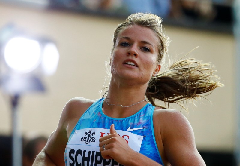 Sprinter Schippers more relaxed for London after Olympic flop