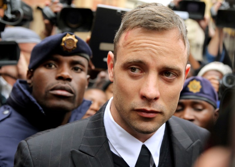South Africa’s jailed athlete Pistorius taken to hospital