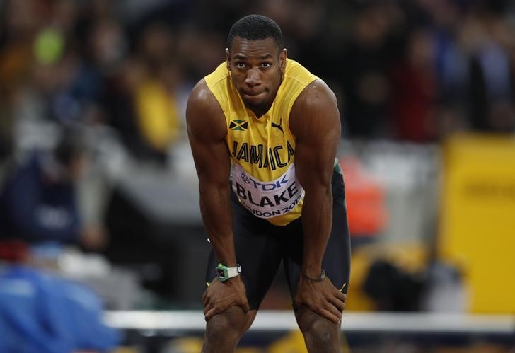 Jamaica’s Blake doubtful for sprint relay final