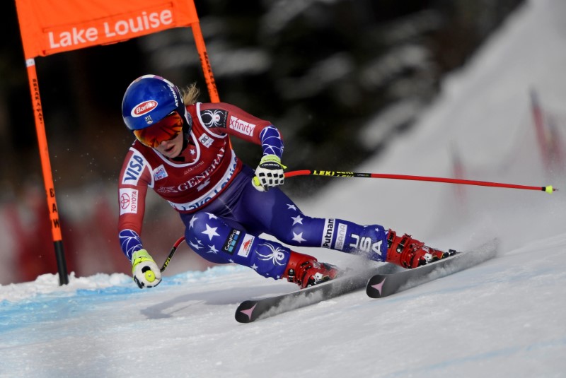 Alpine skiing: Shiffrin gets first World Cup downhill win at Lake Louise
