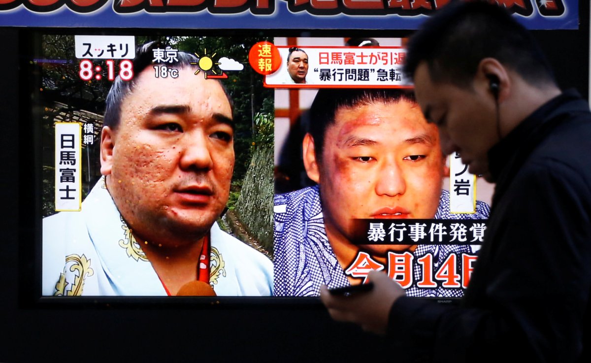 Japanese police refer former champion Harumafuji to prosecutors