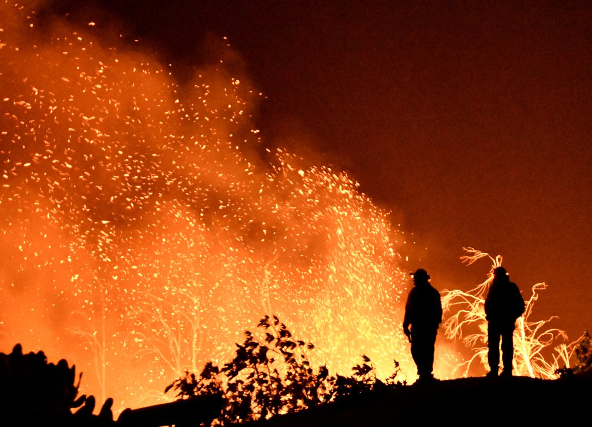 California wildfire becomes largest on record in the state