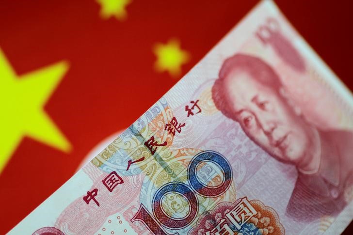 China’s yuan weakens after strong official fixing