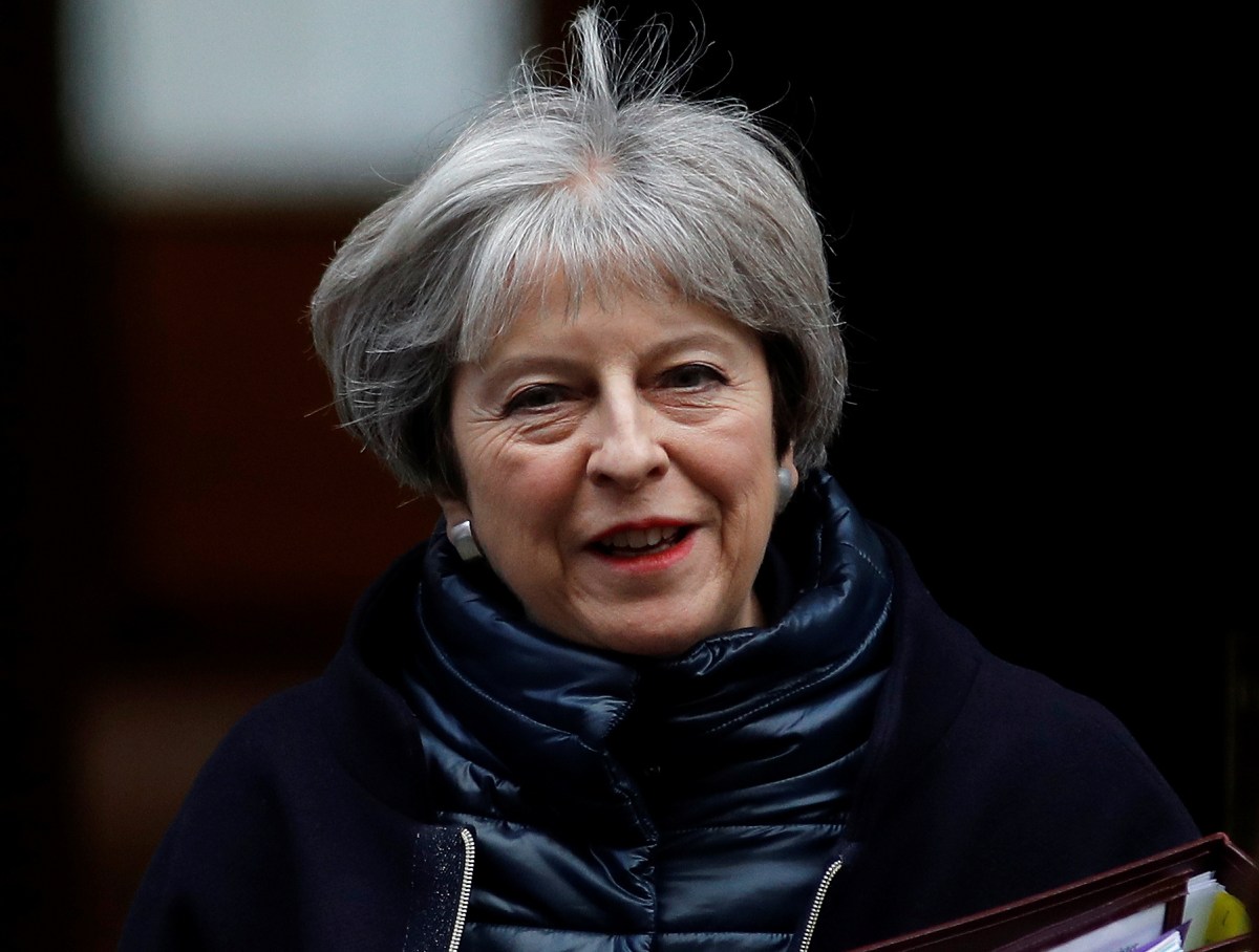PM May says working for best Brexit deal for the British people