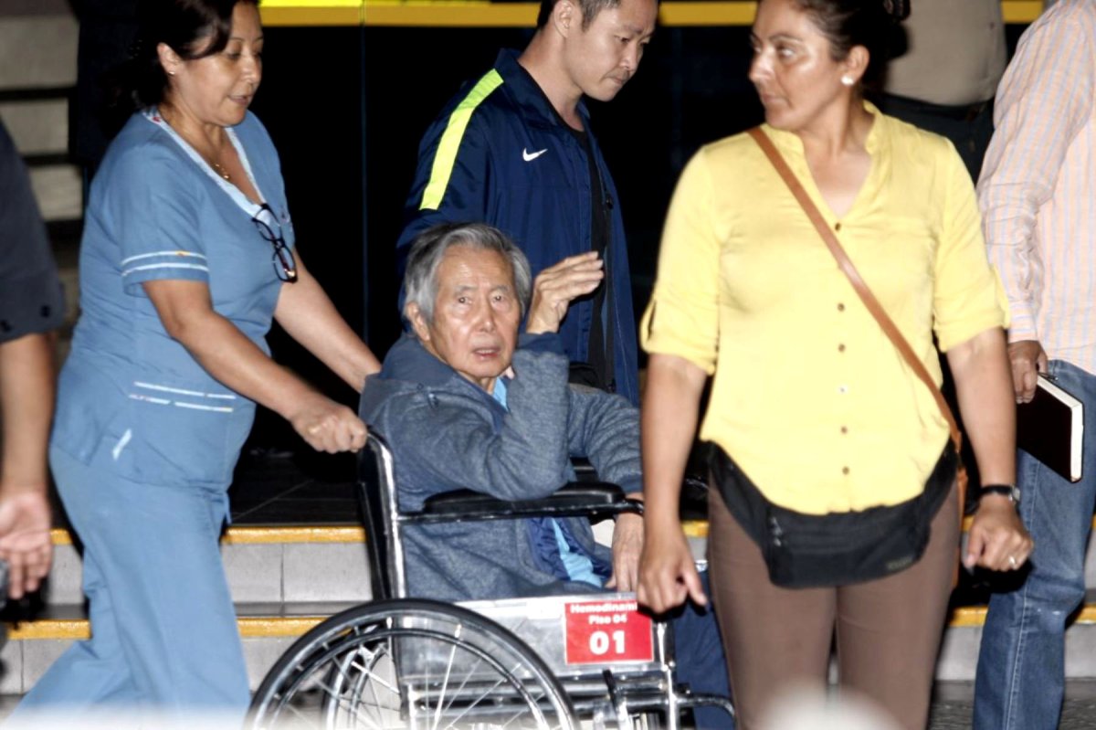 Peru ex-President Fujimori hospitalized with heart problems: media
