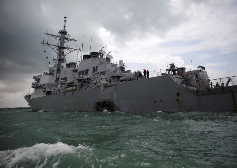 Ex-U.S. Navy officers face negligent homicide charges over ship collisions