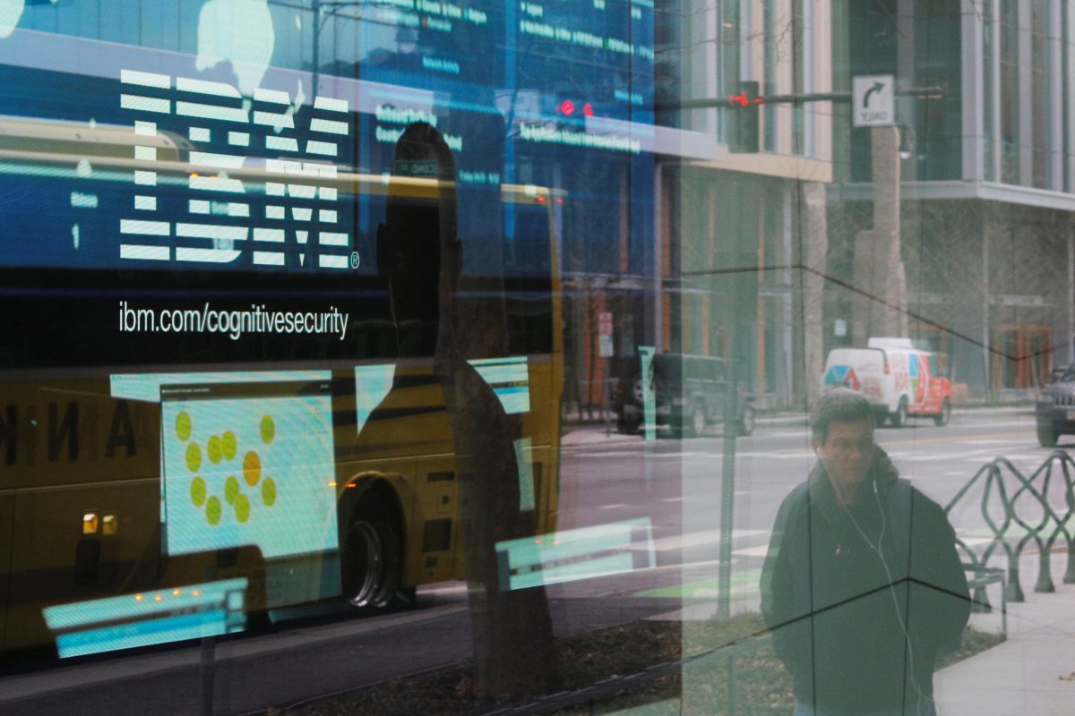 IBM shares fall on soft profit outlook
