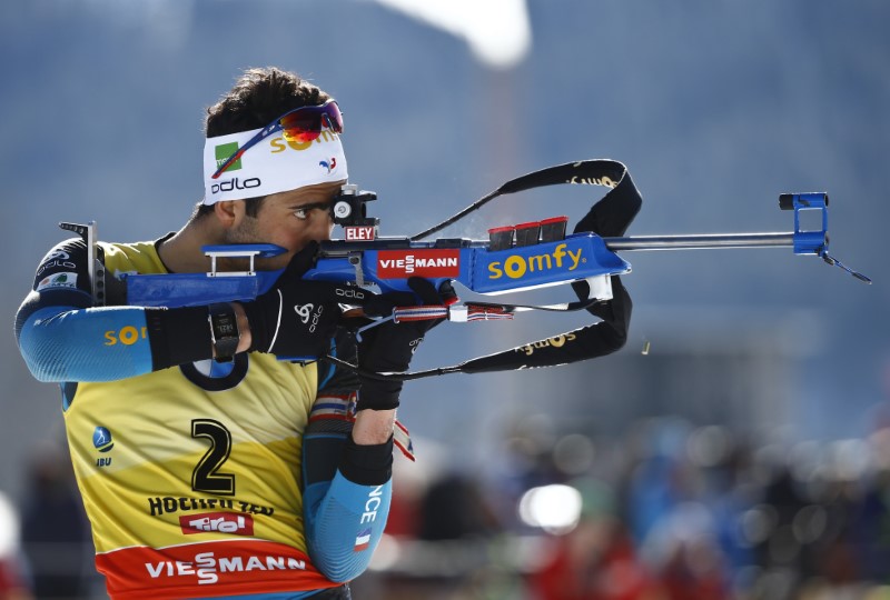 Biathlon: Frenchman Fourcade wins last race before Olympics