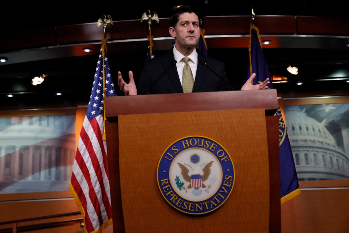 House leader Ryan says U.S. wants Europe to join Iran sanctions push