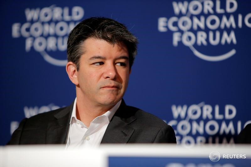 In trade-secrets trial, subdued Kalanick says Uber trailed in self-driving