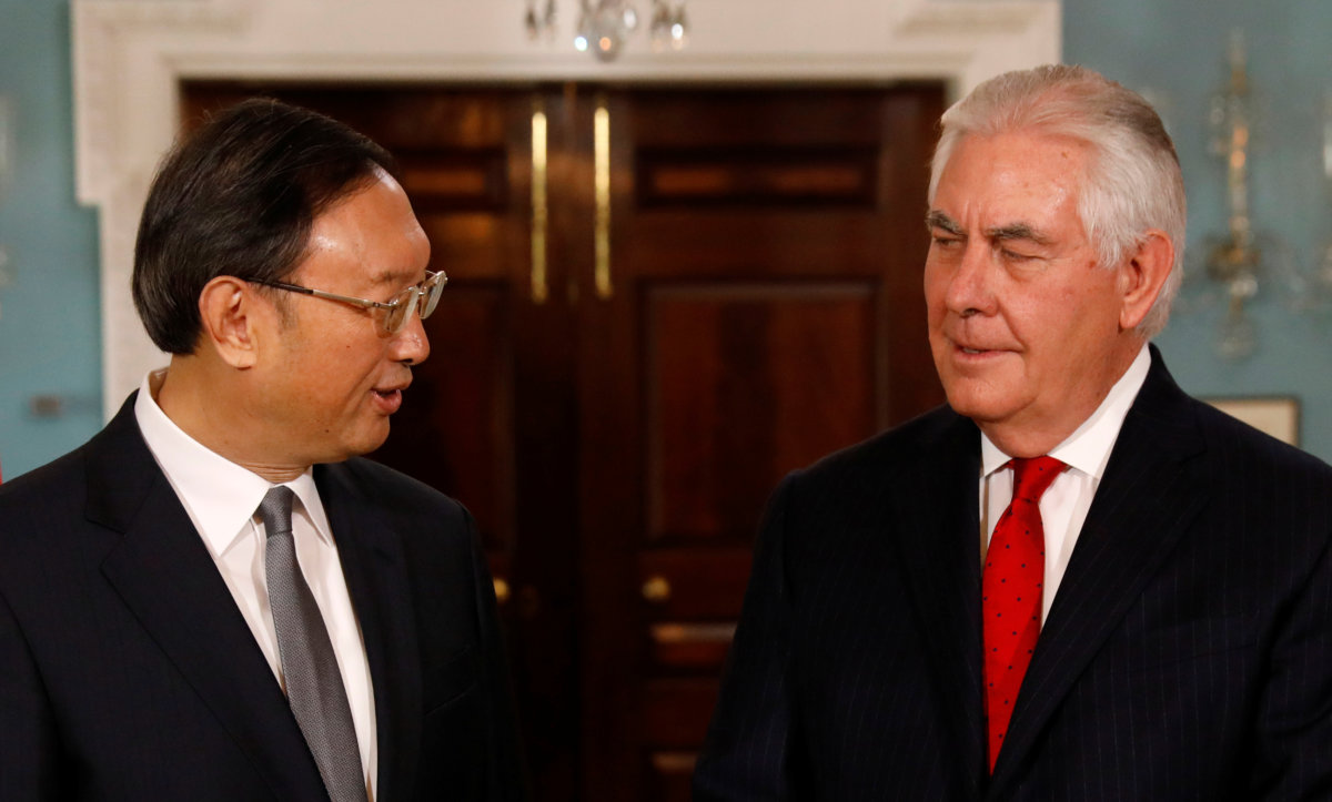 China’s top diplomat tells Trump hopes to increase coordination on North