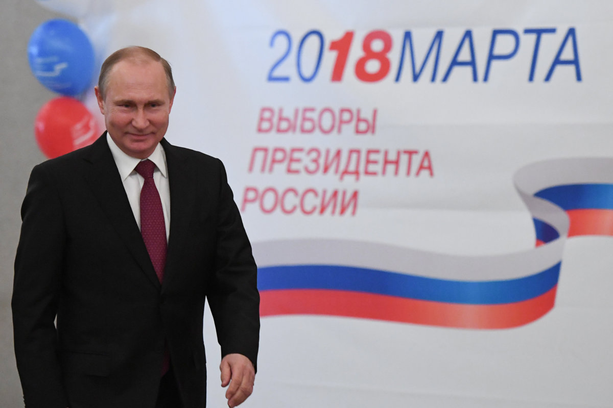 Putin wins Russia’s presidential election: exit poll