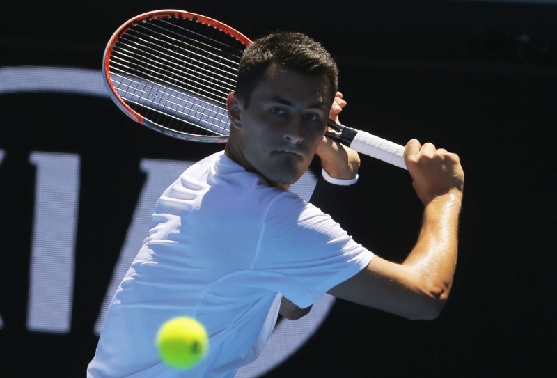 Tennis: Tomic’s return to court ends early in France