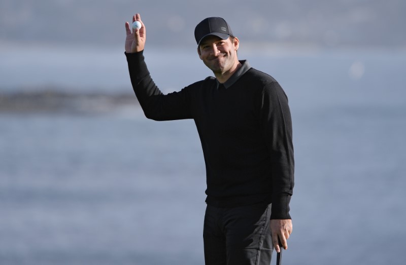 Former NFL quarterback Romo shoots 77 in PGA Tour debut
