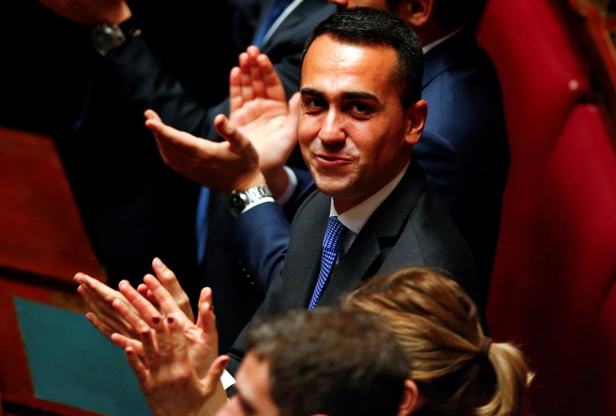 Italy’s 5-Star head praises League leader after parliamentary speaker deal
