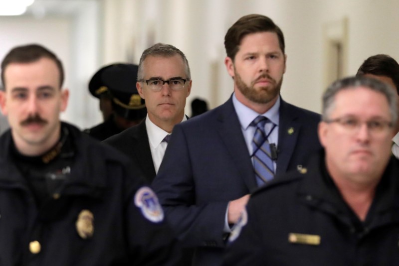 Ex-FBI deputy McCabe’s online legal defense fund nears $300,000 in hours