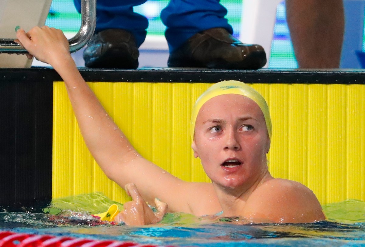 Australia’s ‘Terminator’ wins women’s 800m freestyle