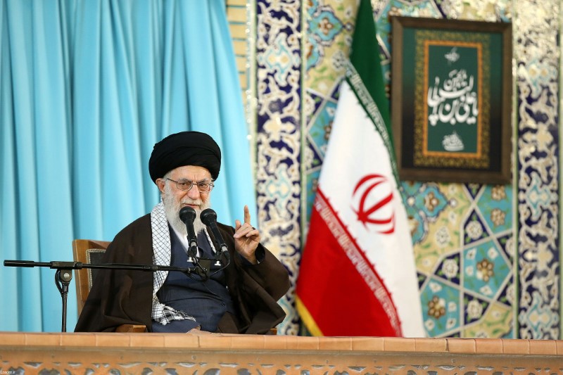 Iran’s supreme leader says Western attack on Syria a crime
