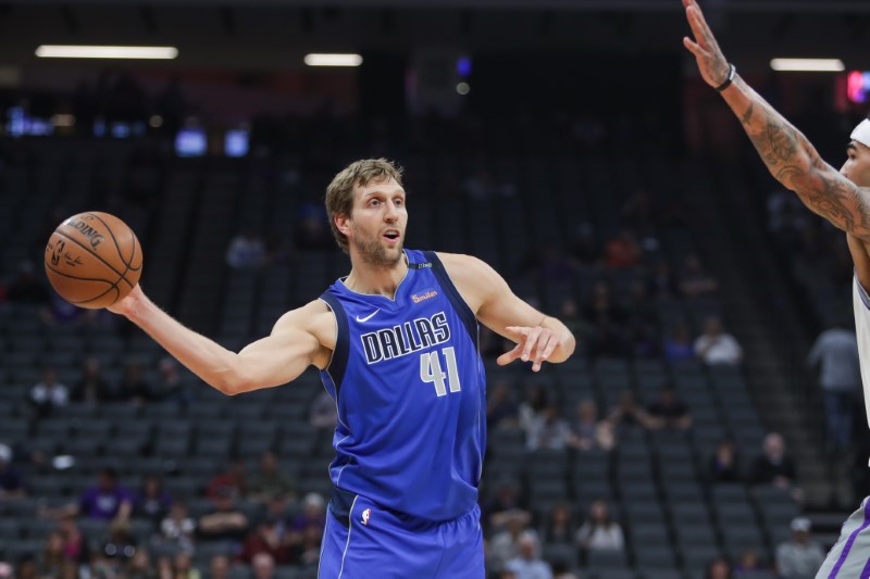 Mavericks and 76ers packed to play in China