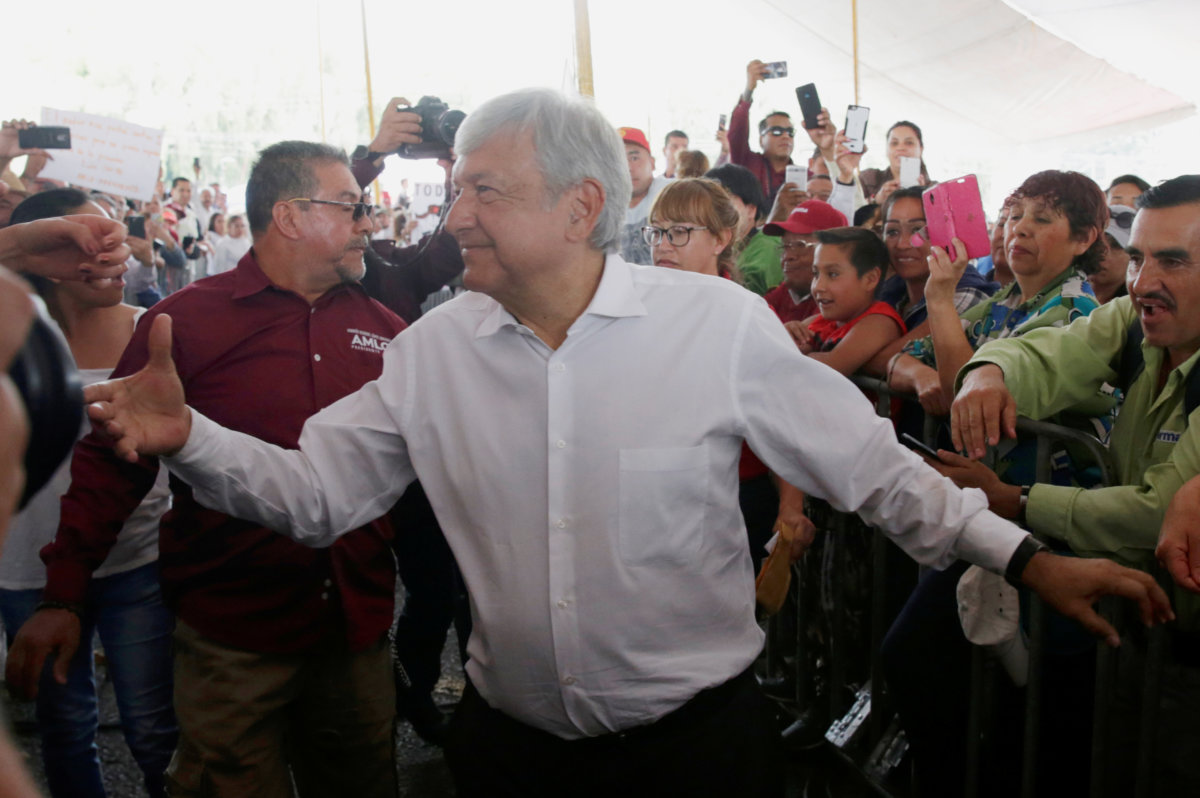 Mexico leftist opens up 22-point lead in presidency race: poll