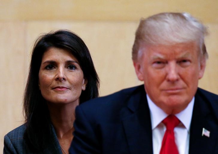 U.S. envoy to U.N. Haley says relationship with Trump is ‘perfect’