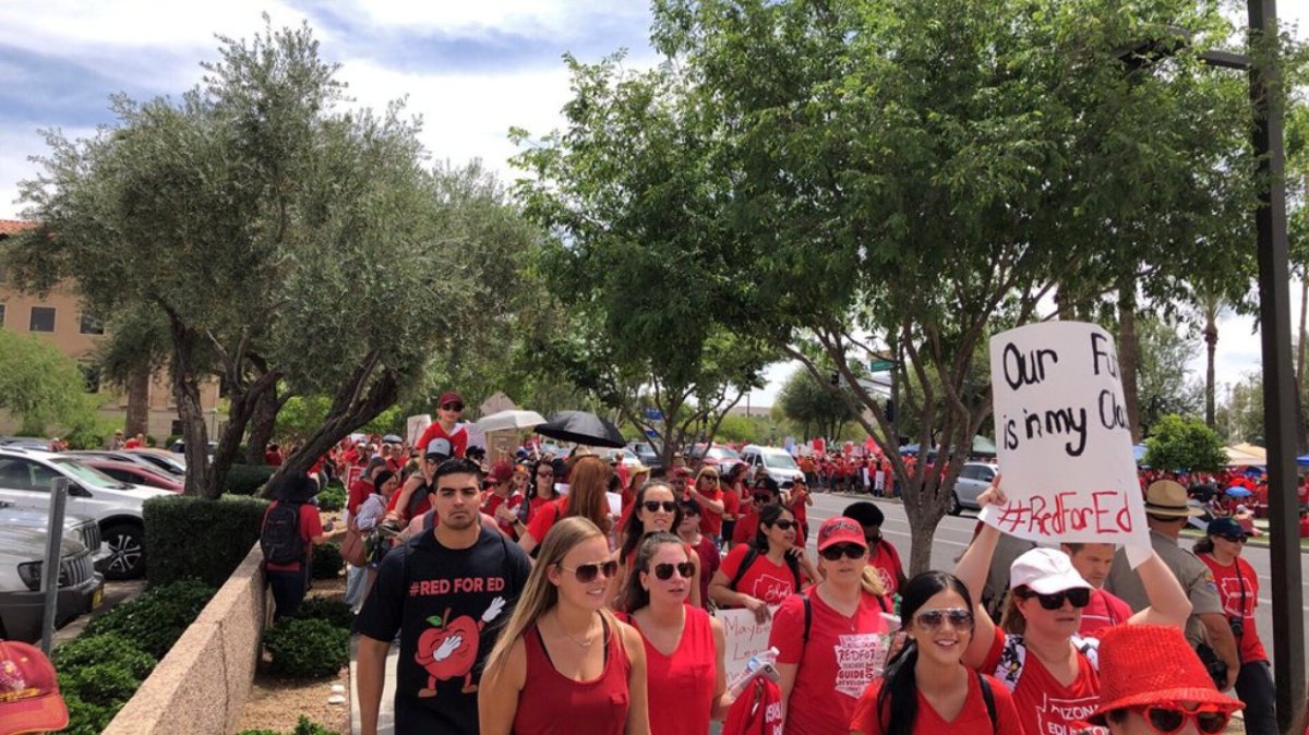 Arizona teachers vow to end strike if budget deal passes