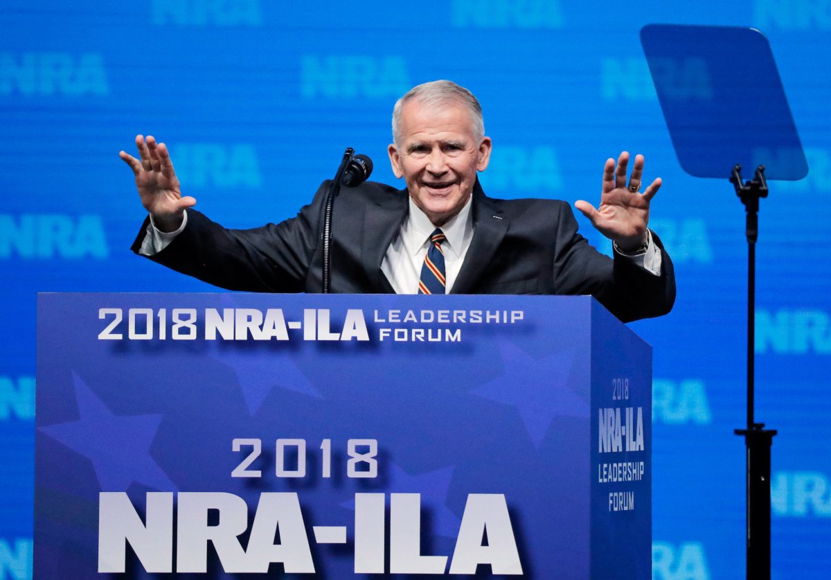 NRA names Oliver North, known for Reagan-era scandal, as president