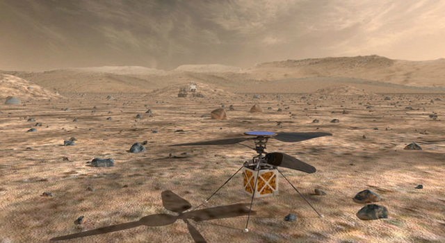In an interplanetary first, NASA to fly a helicopter on Mars