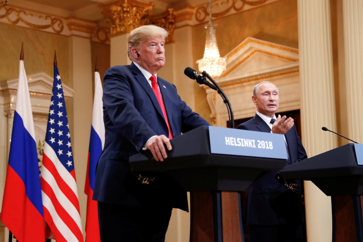 Kremlin, coy on new summit idea, says Putin and Trump can meet at G20