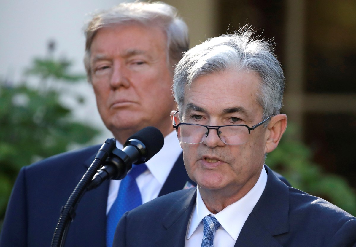 Exclusive: Trump says Fed shouldn’t hike rates, but calls Powell ‘a good man’