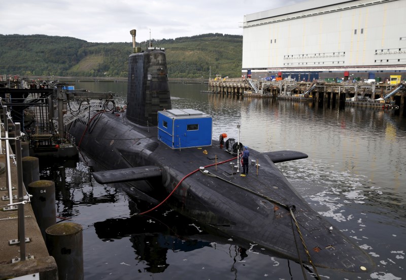 British lawmakers set to renew Trident nuclear deterrent